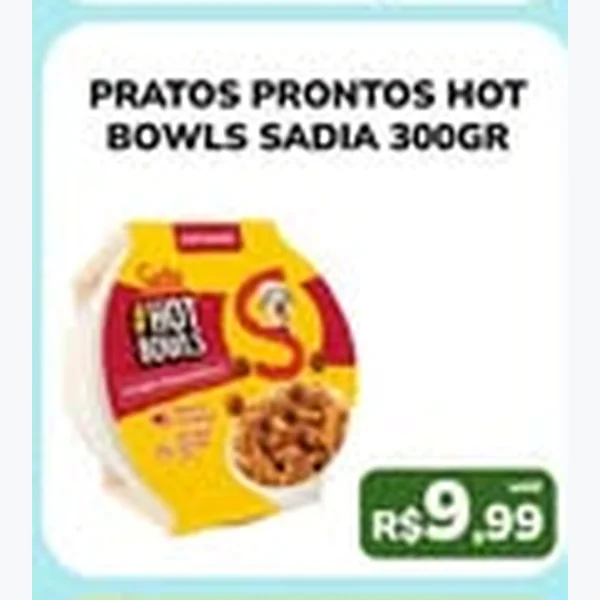 Pratos Prontos Hot Bowls Sadia 300 g