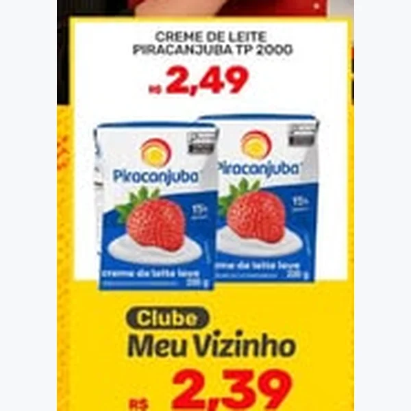 Creme de Leite Piracanjuba 200 g