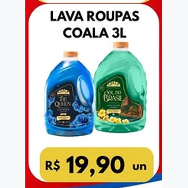 Recorte do encarte de Lava Roupas Coala 3 L