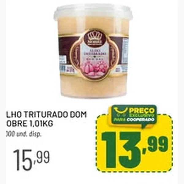Alho Triturado Dom Nobre