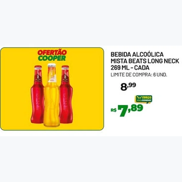 Bebida Alcoólica Mista Beats 269 ml