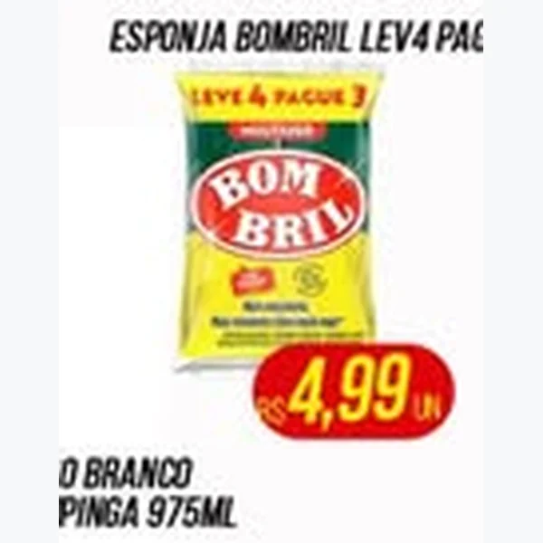 Recorte do encarte de Esponja Bombril