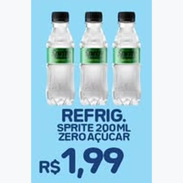 Refrigerante Zero Açúcar Sprite 200 ml