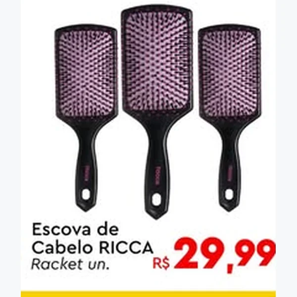 Escova de Cabelo Racket Ricca