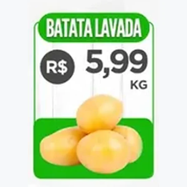 Recorte do encarte de Batata Lavada