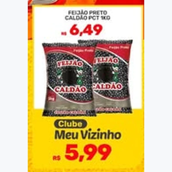 Feijão Preto Caldão 1 kg