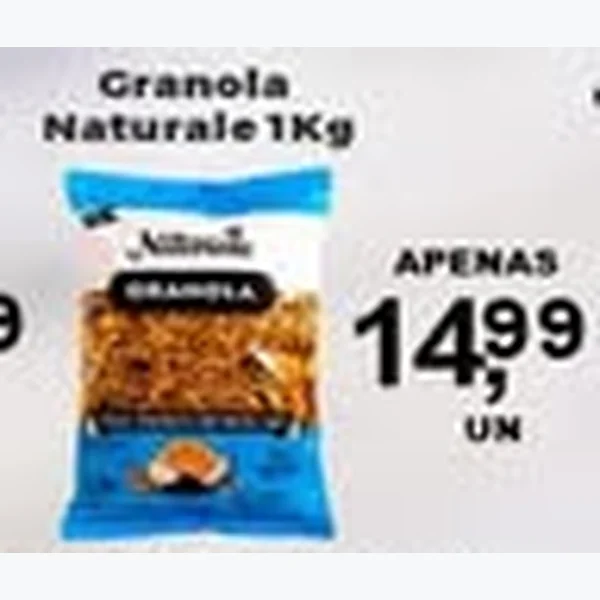 Recorte do encarte de Granola Naturale 1 kg