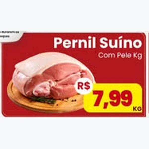 Pernil Suíno com Pele