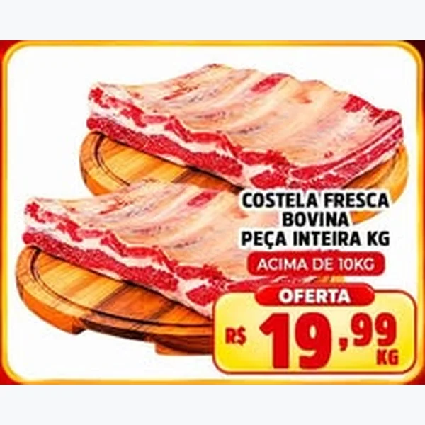 Costela Fresca Bovina Peça Inteira