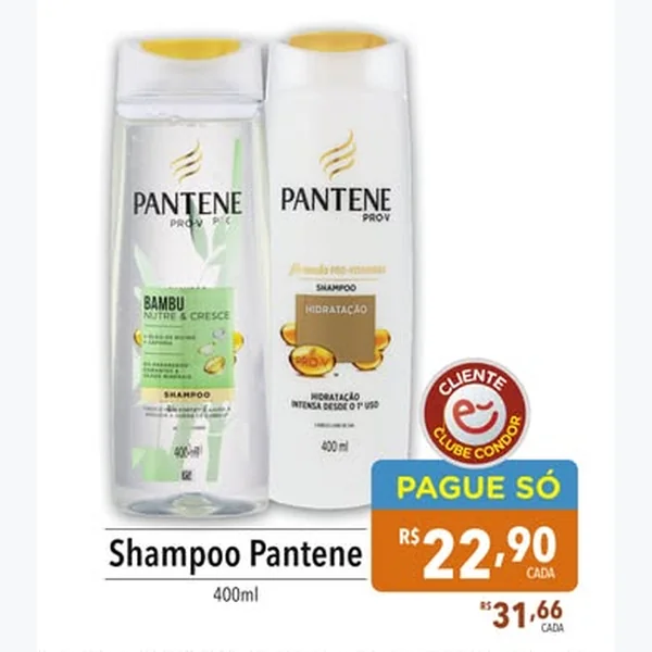 Shampoo Hidratação Pantene 400 ml