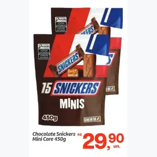 Chocolate Minis Snickers 450 g