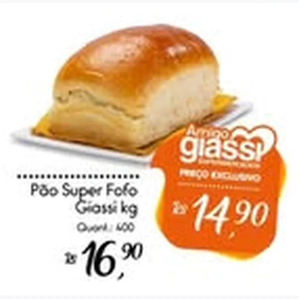 Pão Super Fofo Giassi