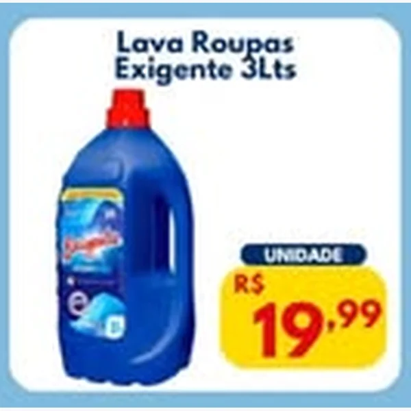 Lava Roupas Exigente 3 L