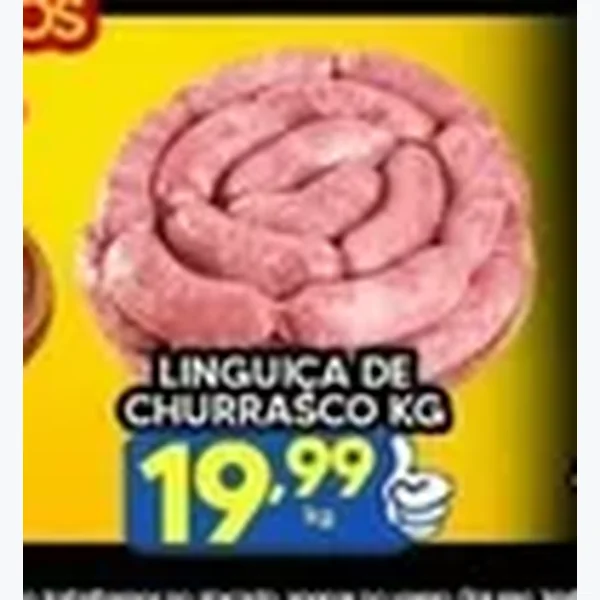 Recorte do encarte de Linguiça de Churrasco