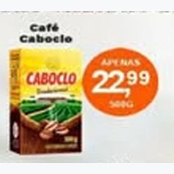 Recorte do encarte de Café Caboclo 500 g