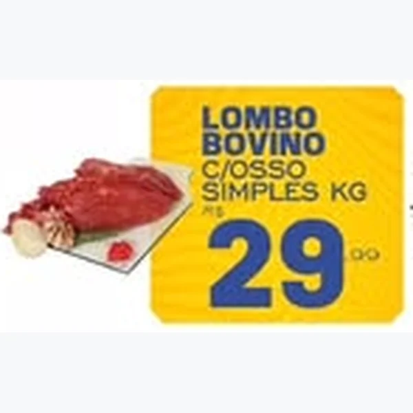 Recorte do encarte de Lombo Bovino Simples