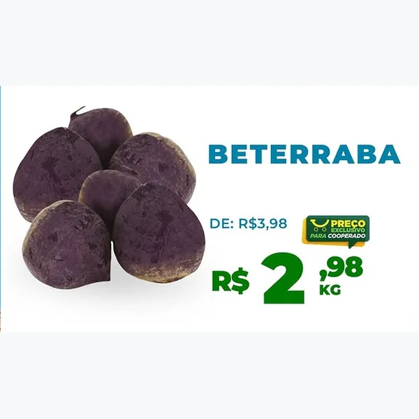 Recorte do encarte de Beterraba