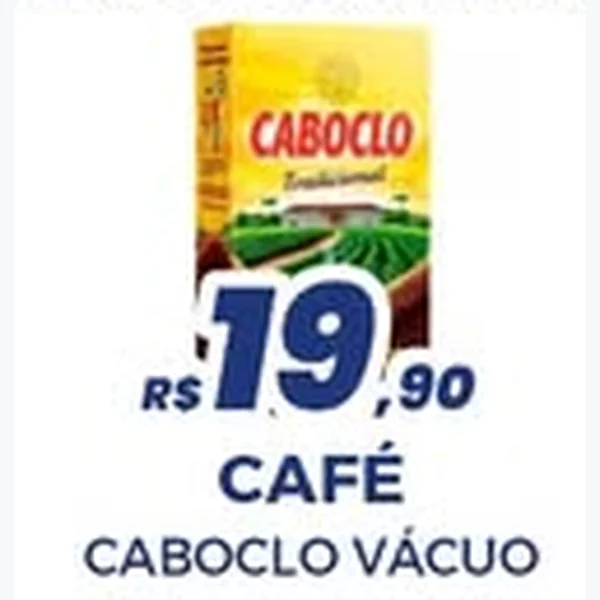 Recorte do encarte de Café Vácuo Caboclo 500 g