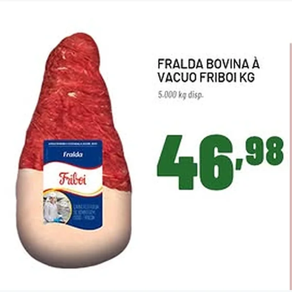 Fralda Bovina a Vácuo Friboi