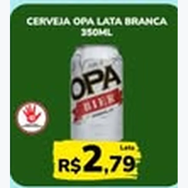 Cerveja Lata Branca Opa 350 ml