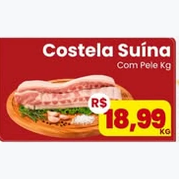 Costela Suína com Pele