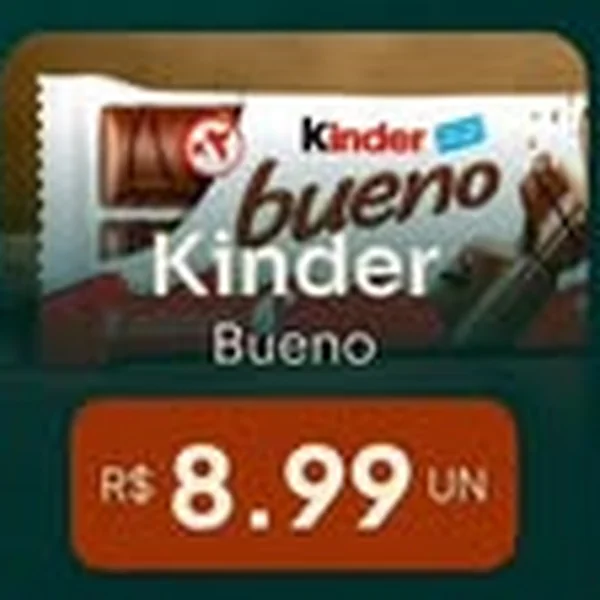 Recorte do encarte de Chocolate Kinder