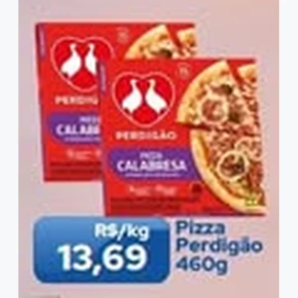 Recorte do encarte de Pizza Perdigão