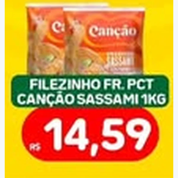 Recorte do encarte de Filézinho Canção 1 kg