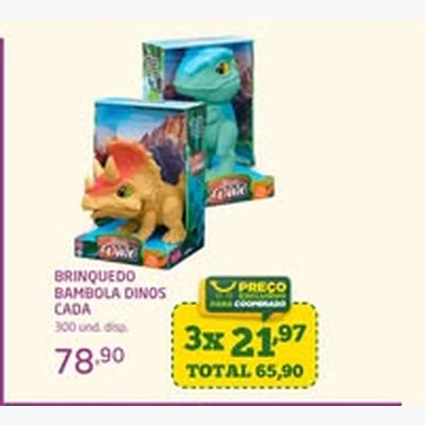 Brinquedo Dinos Bambola