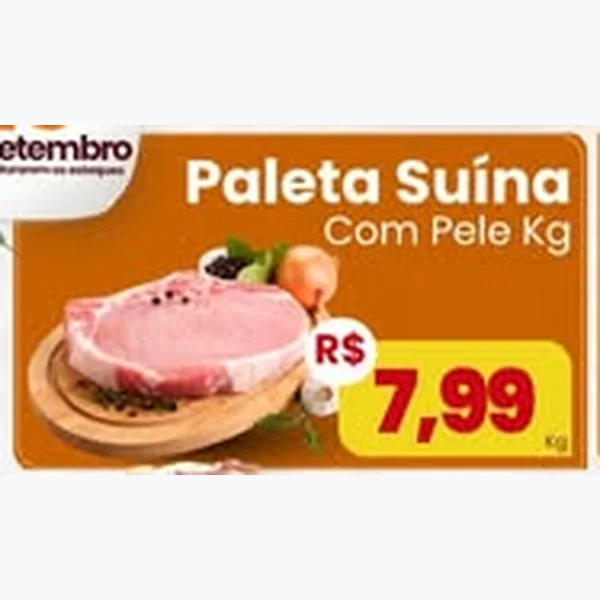 Paleta Suína com Pele