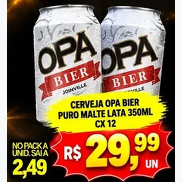 Cerveja Puro Malte Opa Bier 12 un × 350 ml