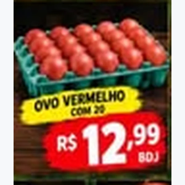 Ovos Vermelhos 20 un