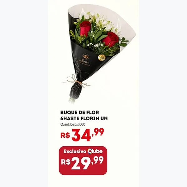 Buque de Flor 6 Haste Florin