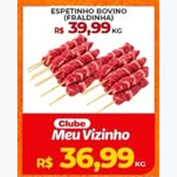 Espetinho Bovino (fraldinha)