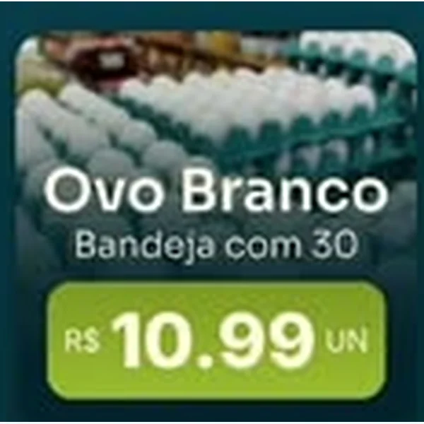 Ovos Brancos 30 un