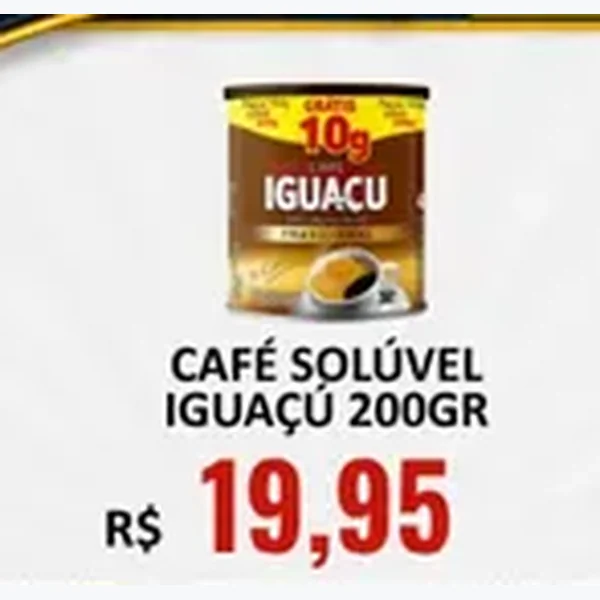 Café Solúvel Tradicional Iguaçu 200 g