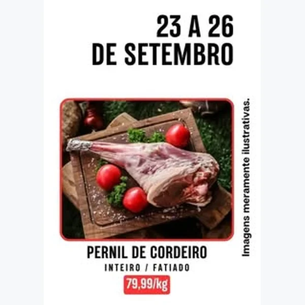 Pernil de Cordeiro Fatiado