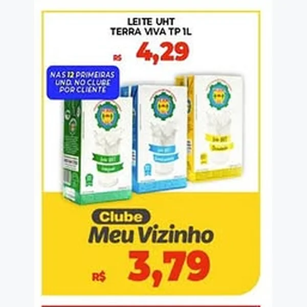 Leite Uht Terra Viva 1 L