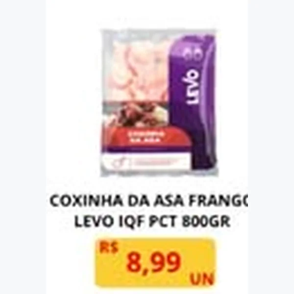 Coxinha da Asa Frango Iqf Levo 800 g