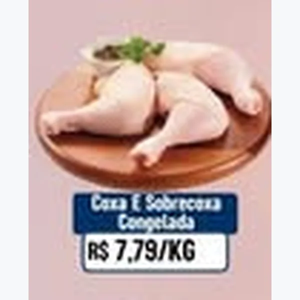 Recorte do encarte de Coxa e Sobrecoxa Congelada