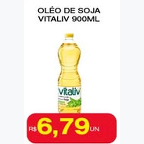 Recorte do encarte de Óleo de Soja Vitaliv 900 ml