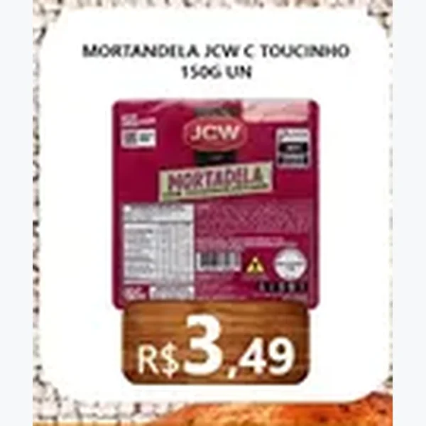 Mortadela com Toucinho JCW