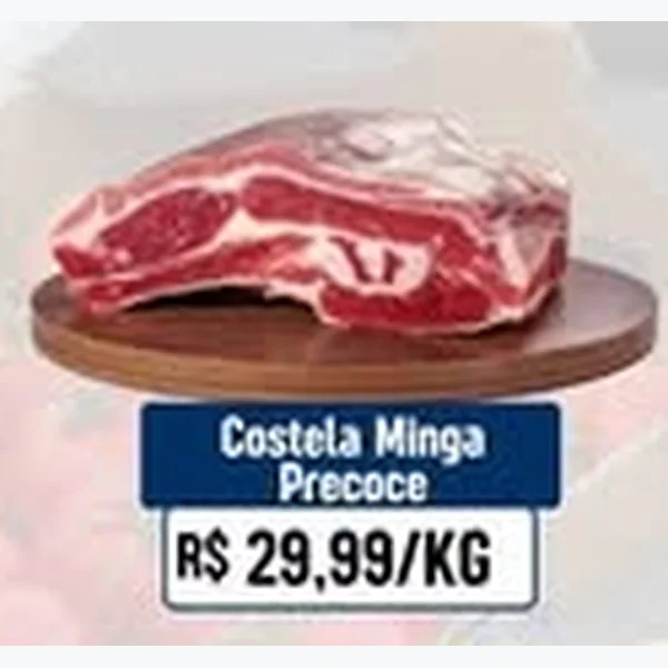 Recorte do encarte de Costela Minga Precoce