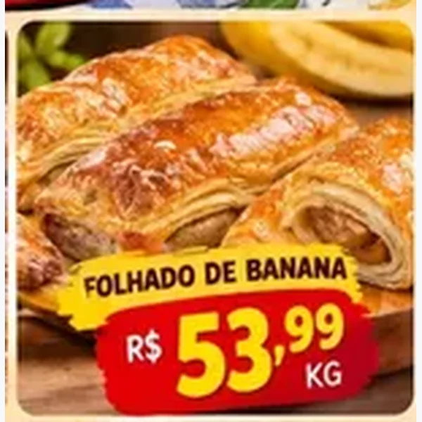 Folhado de Banana