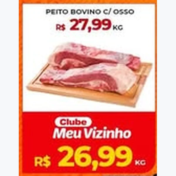 Recorte do encarte de Peito Bovino C/ Osso