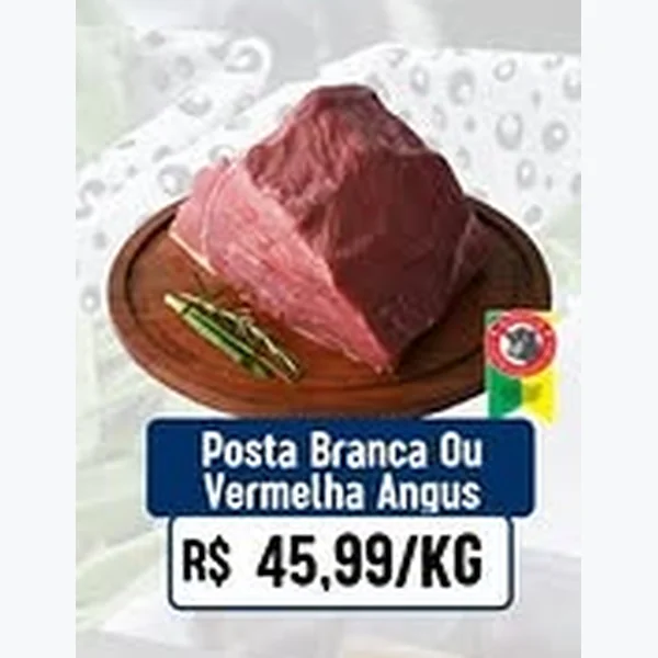 Recorte do encarte de Posta Branca Angus