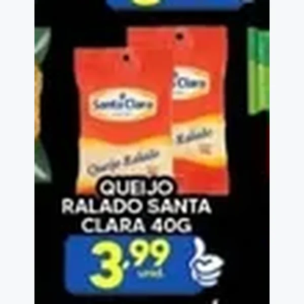 Queijo Ralado Santa Clara 40 g