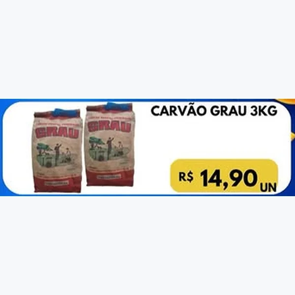 Carvão Grau 3 kg