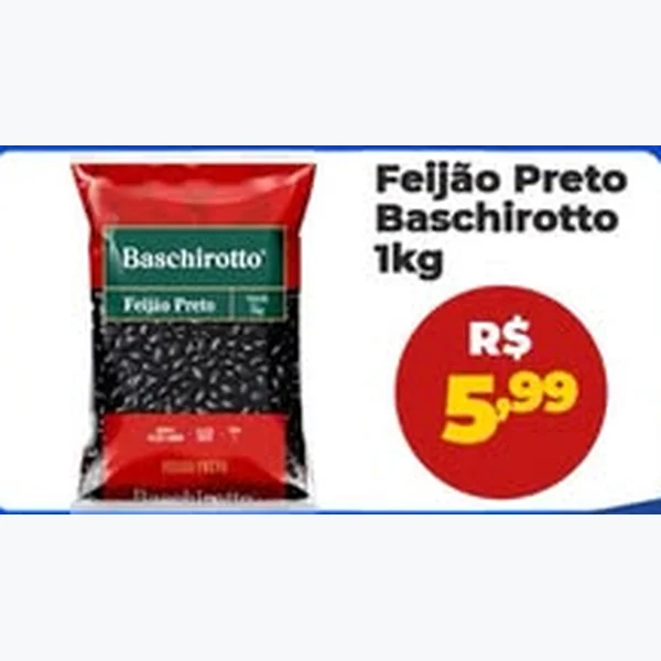 Feijão Preto Baschirotto 1 kg
