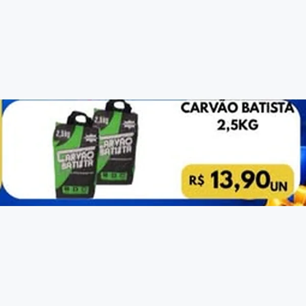 Carvão Batista 2,5 kg